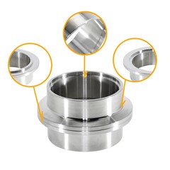 V-Band Flange Set M/F, 304SS 2.0"