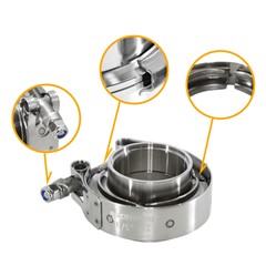 V-Band Kit, 304SS 1.75"