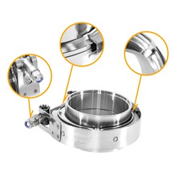 V-Band Kit, 304SS 2.5"