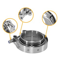 V-Band Kit, 304SS 2.75"