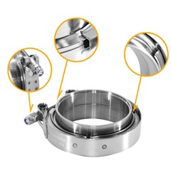 V-Band Kit, 304SS 3.25"