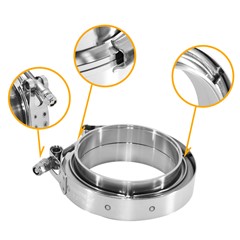 V-Band Kit, 304SS 3.5"