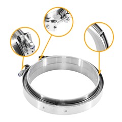 V-Band Kit, 304SS 6.0"