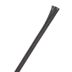 Split Braided Loom, 1/4" Black