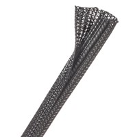 Split Braided Loom, 3/8" Black