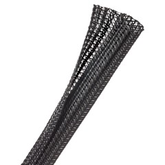 Split Braided Loom, 1/2" Black