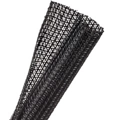 Split Braided Loom, 1" Black