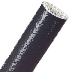 Silicone/Fiberglass Sleeve, Black 1.50"