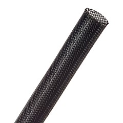 Loom, PET Woven Expanding, 5/8" Black